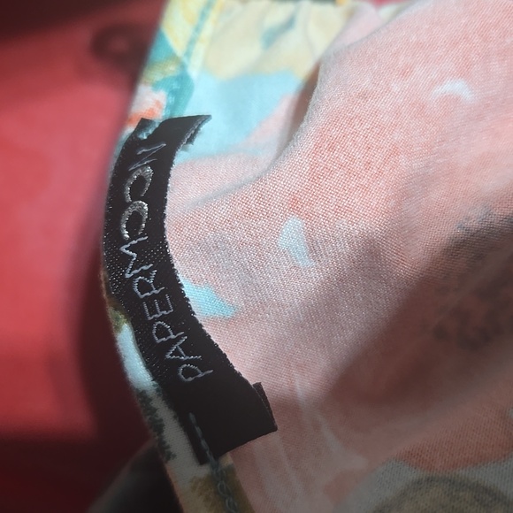 Papermoon Blue Pleated Tank Medium - Picture 4 of 4